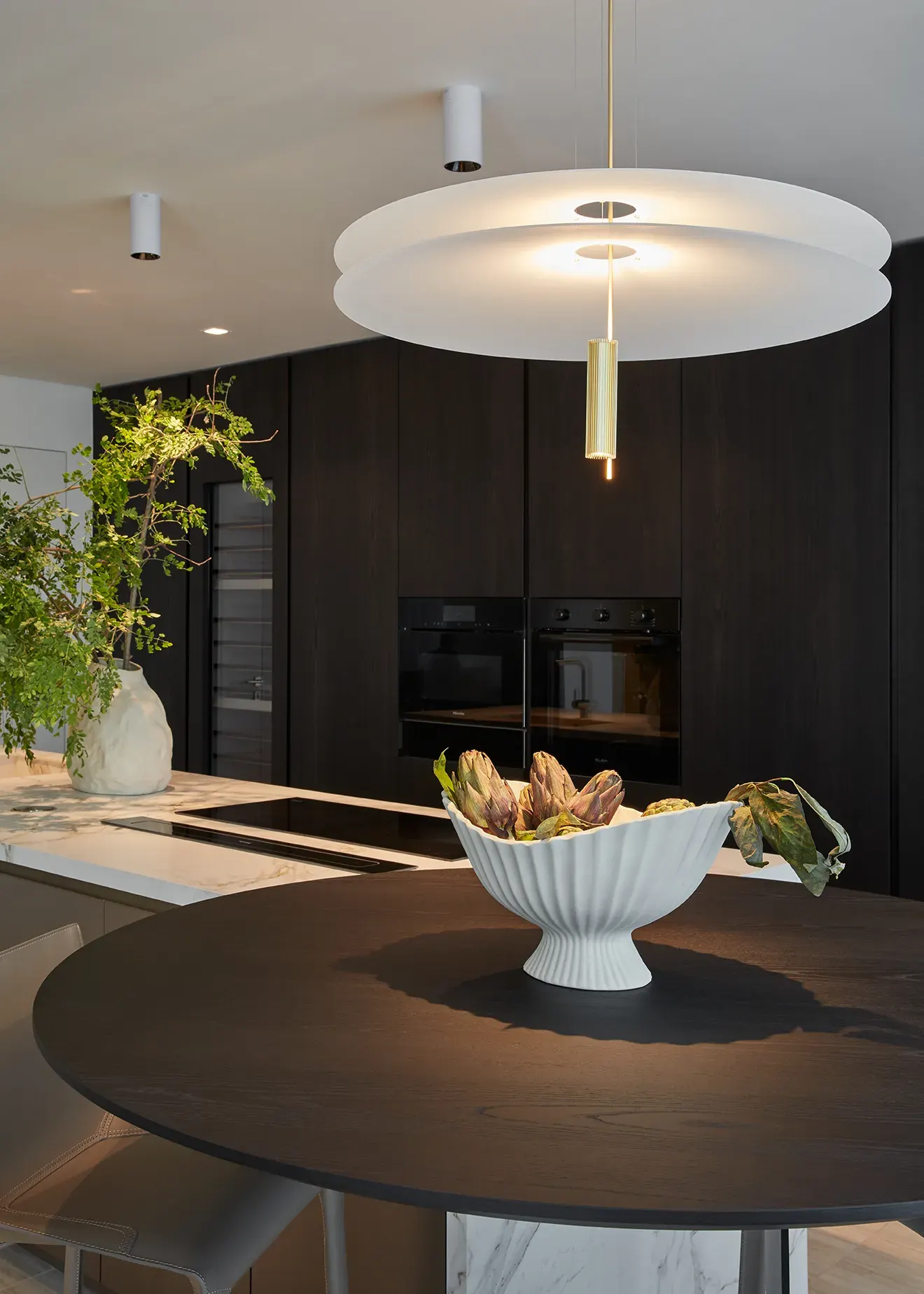Sterling, alternate view: double-height apartment interior for a family of five, Dubai